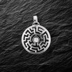 stříbrný pánský šperk labyrint