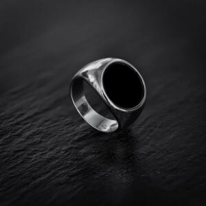stříbrný pánský prsten