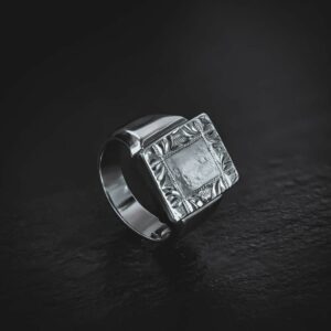 stříbrný pánský prsten