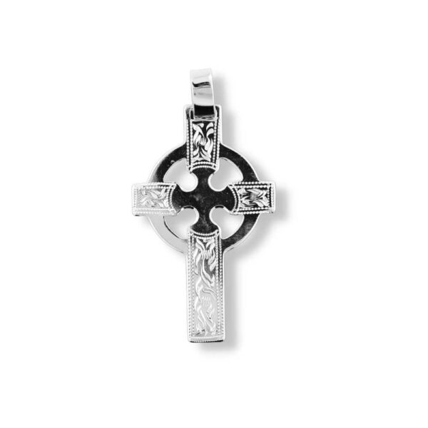 stříbrný přívěsek keltský kříž