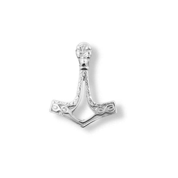 stříbrný přívěsek vikingský amulet thorovo kladivo