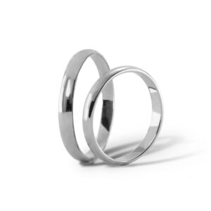 stříbrné snubní prsteny Elizabeth a Mr. Darcy