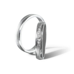 stříbrné snubní prsteny Jasmine a Ivan