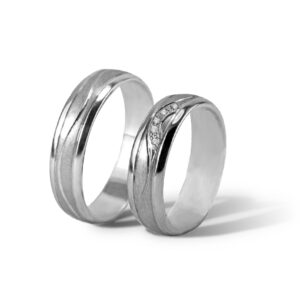 stříbrné snubní prsteny Tristan a Izolda