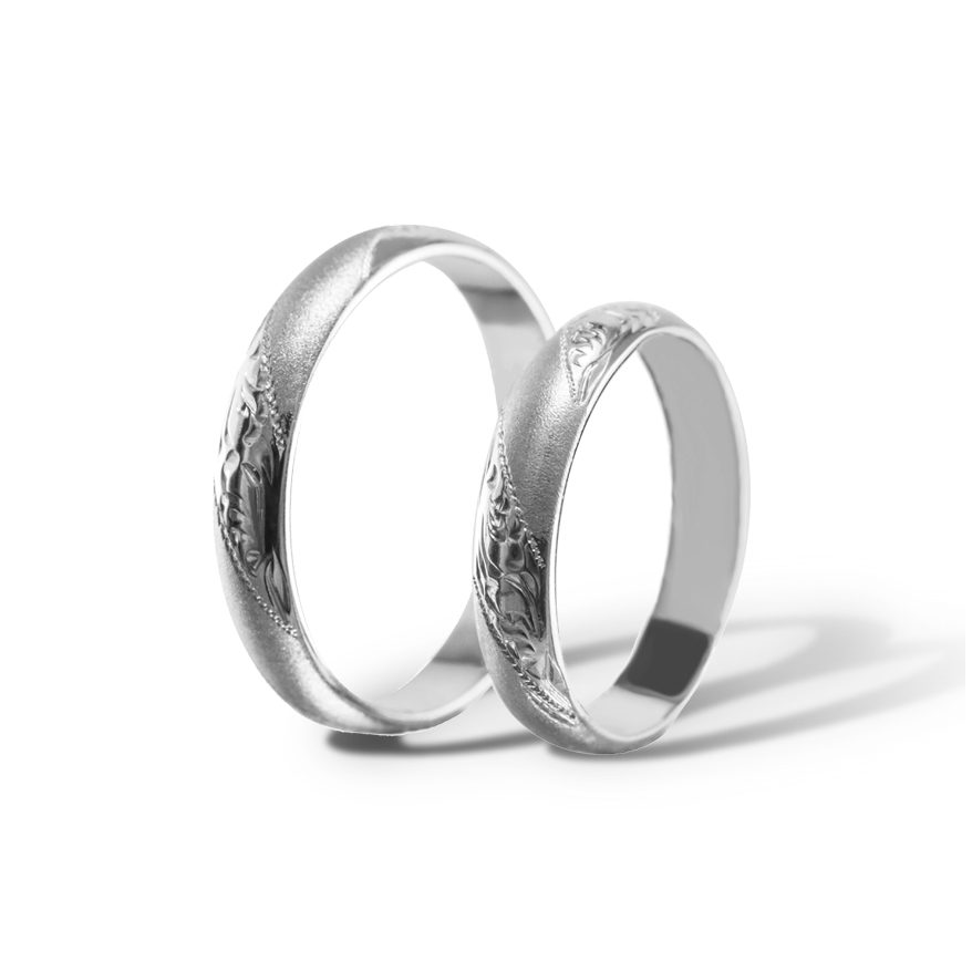 stříbrné snubní prsteny ashley a jake