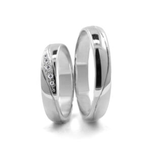stříbrné snubní prsteny finn a tess