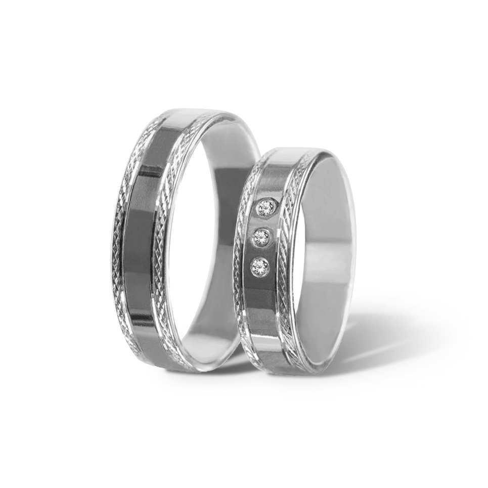 stříbrné snubní prsteny jamie a claire
